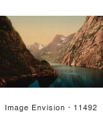 #11492 Picture Of A Waterscape Troldfjord Raftsund Lofoten Norway