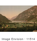 #11514 Picture Of Houses Of Eide Hardanger
