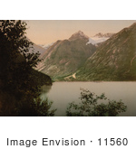 #11560 Picture Of Opstryn Lake Norway