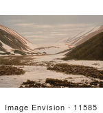 #11585 Picture Of Snebrae At Advent Bay Spitzbergen Norway
