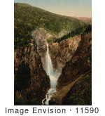 #11590 Picture Of A Waterfall Rjukanfos Telemark Norway