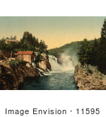 #11595 Picture Of Waterfalls Tinnfossen Telemark Norway