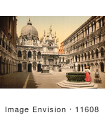 #11608 Picture Of Doges’ Palace Interior With Giant’S Staircase