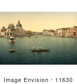 #11630 Picture Of The Grand Canal Santa Maria Della Salute Venice