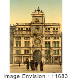 #11683 Picture Of A Clock Tower St Marks Venice
