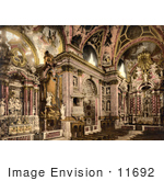 #11692 Picture Of Interior Of Scalzi Venice Italy