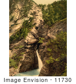 #11730 Picture Of A Waterfall Trummelbach Switzerland