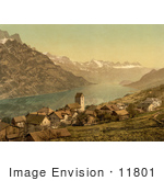 #11801 Picture Of The Village Of Obstalden Switzerland