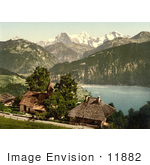 #11882 Picture Of A Church In Beatenberg Switzerland