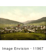 #11967 Picture Of The Village Of Prachatitz Bohemian Switzerland