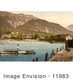 #11983 Picture Of A Boat Near Bonigen Switzerland