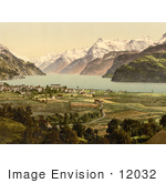 #12032 Picture Of Brunnen On Lake Lucerne Switzerland