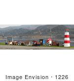 #1226 Photo Of Outdoor Cat Houses At The Cat Jetty In Gold Beach Oregon