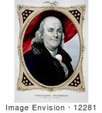 #12281 Picture Of A Benjamin Franklin Portrait