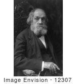 #12307 Picture Of Edward Everett Hale Sitting In A Chair