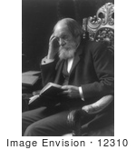 #12310 Picture Of Edward Everett Hale Reading