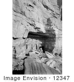 #12347 Picture Of The Columbarium At Petra