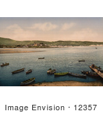 #12357 Picture Of Boats Near The Shore Hendaye Fuenterrabia Spain