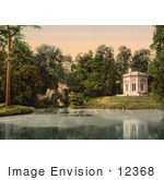 #12368 Picture Of Pavillion And Rock Of Marie Antoinette At Petit Trianon