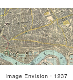 #1237 Photo Of An 1882 Reynolds Map Of East London Source Birkbeck History Dept