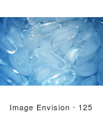 #125 Stock Image Of Blue Ice Cubes