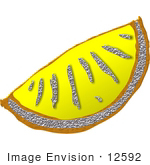 #12592 Lemon Slice Clipart