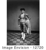 #12720 Picture Of A Matador Wearing The Suit Of Lights In 1868
