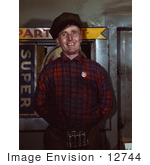 #12744 Picture of a Caucasian Male Auto Mechanic by JVPD