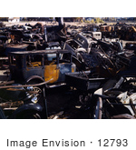 #12793 Picture of an Auto Wrecking Junk Yard by JVPD