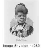 #1285 Photo Portrait of Ida B. Wells by JVPD