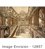 #12857 Picture Of The Interior Of Herrenchiemsee Castle Neues Schloss