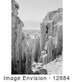 #12884 Picture Of Salt Formations Formed Into Rocks On The Dead Sea