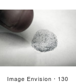 #130 Stock Photograph Of A Person Leaving A Finger Print