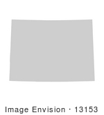 #13153 Picture Of A Map Of Colorado Of The United States Of America