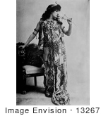 #13267 Picture of Sarah Bernhardt as Cleopatra in 1890 by JVPD