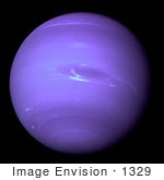 #1329 Stock Photo of Planet Neptune by JVPD