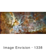 #1338 Photo Of The Eta Carinae Nebula (Great Nebula In Carina The Carina Nebula Ngc 3372)