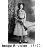 #13470 Picture of Annie Oakley (Phoebe Ann Mosey) by JVPD