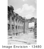 #13480 Picture Of The Temple Of Bacchus Or Temple Of The Sun