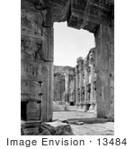 #13484 Picture Of The Temple Of Bacchus (Temple Of The Sun) Baalbek Lebanon
