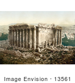 #13561 Picture Of The Temple Of Jupiter Exterior Lebanon