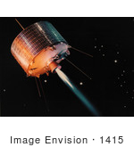 #1415 Photo Of Syncom The First Geosynchronous Satellite