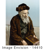 #14410 Picture Of An Israelite Man Seated With A Book Jerusalem Israel