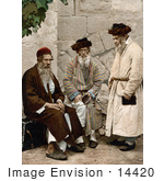 #14420 Picture Of A Group Of Men In Jerusalem Israel