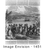 #1451 Henry Hudson Descending The Hudson River