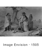 #1505 Photo Of Daniel Boone And His Friends Rescuing His Daughter Jemina