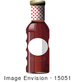 #15051 Soda Bottle Clipart