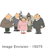 #15075 Group Of People Drinking Wine Clipart