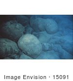 #15091 Picture Of Pillow Lava Rocks Underwater