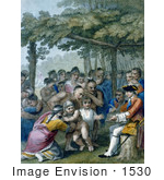 #1530 The Indians Delivering Up The English Captives To Colonel Bouquet